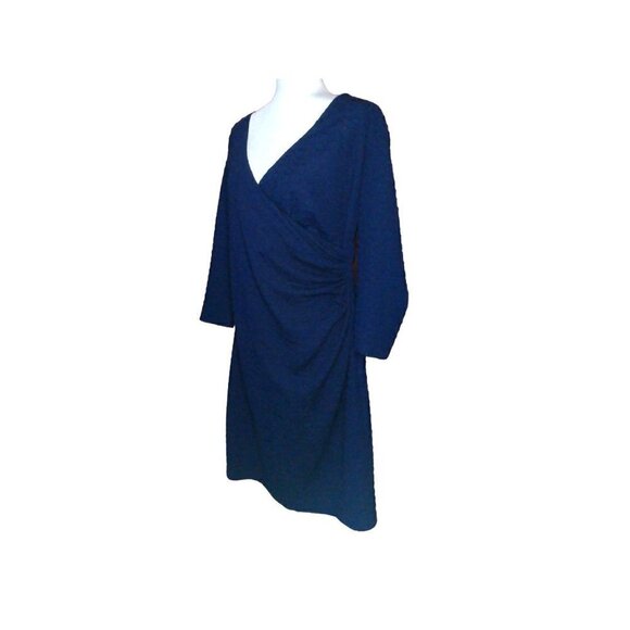 American Living Women's Long sleeve Dark Navy size 16 Dress - Picture 9 of 13